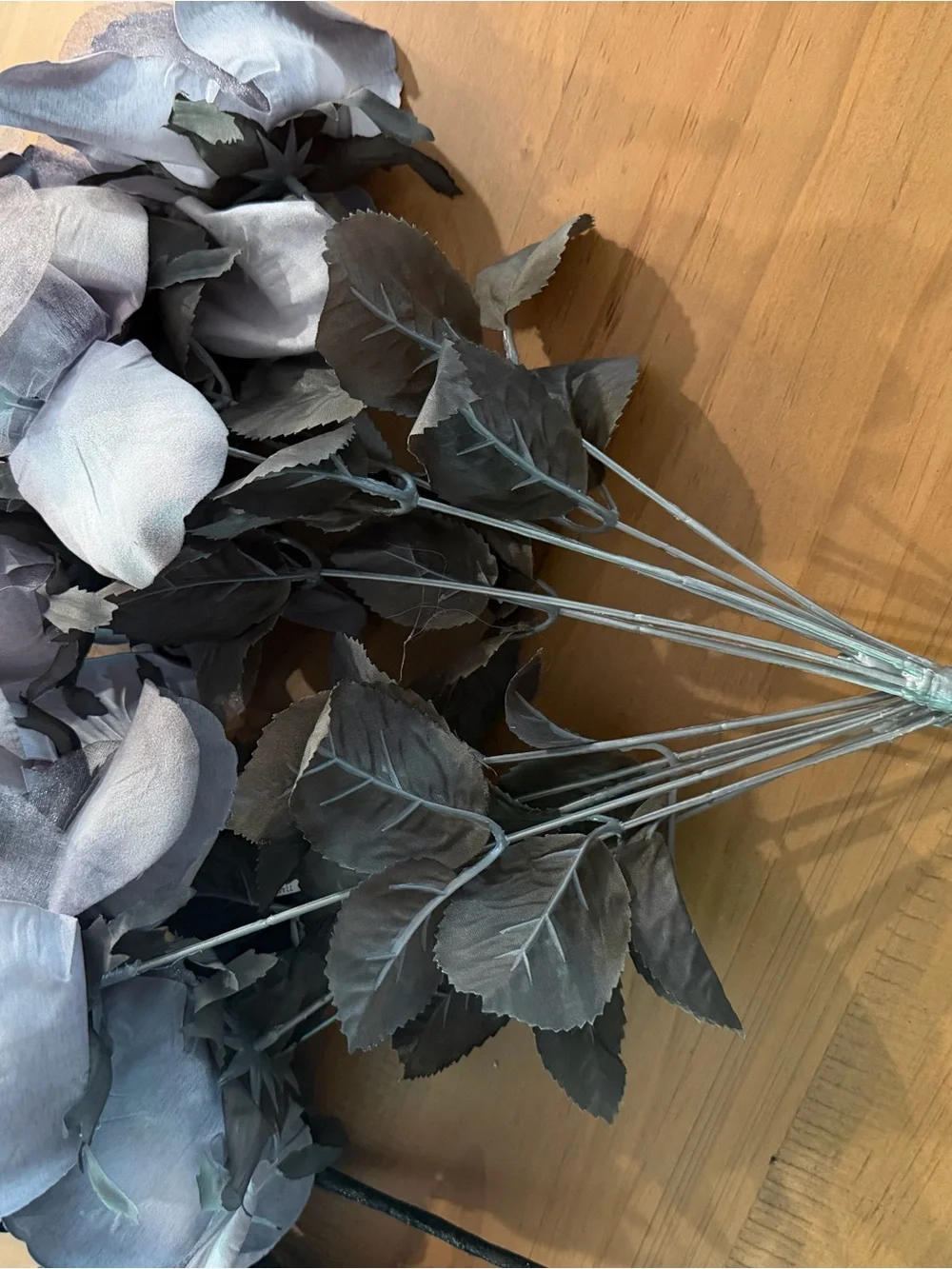 Halloween NWT lot of Decorative Mixed Faux Floral Stems goth flowers for crafts